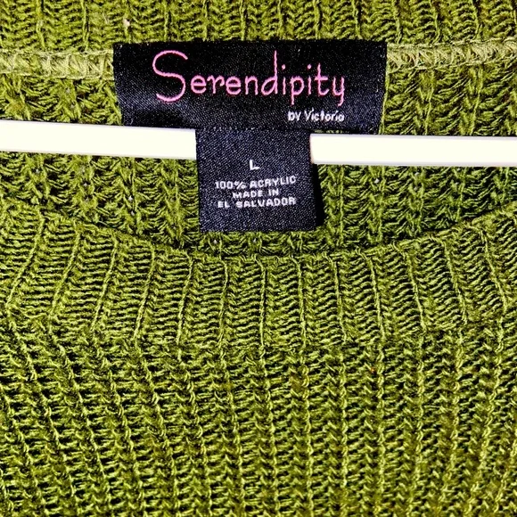 Green Knitted Top - Picture 3 of 4